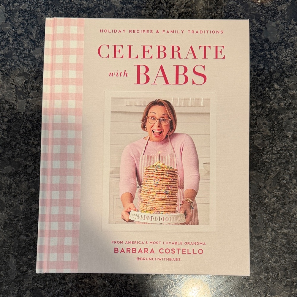Celebrate with Babs Cookbook - Pink and White